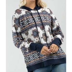 Women's Tania Aztec Hoodie - Avery Apparel - 1 of 2