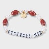 Little Words Project Football Mom Beaded Bracelet - Brown - 3 of 4