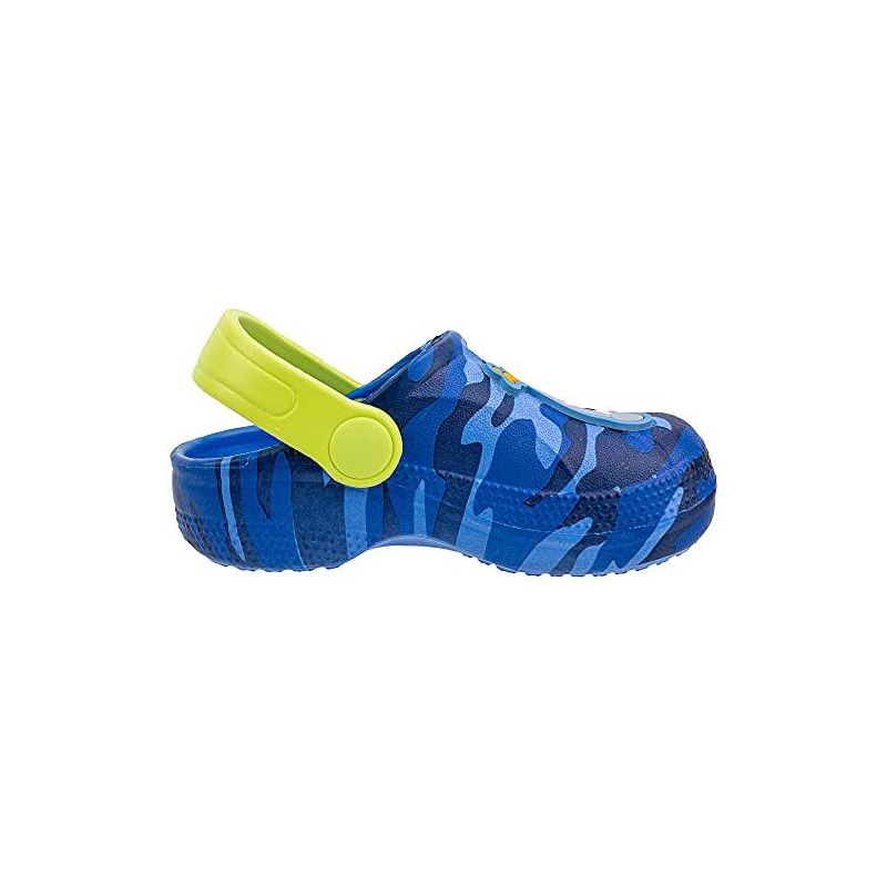 Rainbow Daze Molded Clog, Shark/Unicorn Adjustable Slide, Blue/Pink, Toddler Size 7-12, 4 of 8