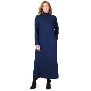 Woman Within Mockneck Dress - 1 of 4