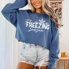 Simply Sage Market Women's Garment Dyed Graphic Sweatshirt It's Freezing Season - 2 of 3