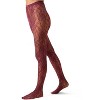 Memoi Women's "Blooming Floral" Fashion Net Tights - 2 of 4