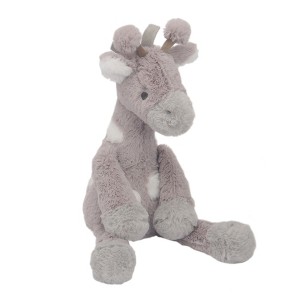 Lambs & Ivy Linen Safari Gray Giraffe Stuffed Animal Toy - Stretch - 1 of 4