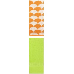 REGALWOVEN Geometric Absorbent Soft Bathroom Cotton Hand Towels 13" x 30"/13" x 29" 2 Packs - 1 of 4