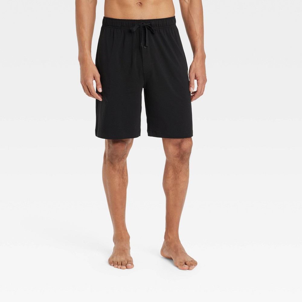 Men's 9" Knit Pajama Shorts - Goodfellow & Co™ Black L