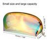 Unique Bargains Travel Toiletry Bag Makeup Bag OrganizerCosmetic Bag Waterproof TPU Multicolor 1PC - 4 of 4