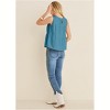 VENUS Womens Linen Tiered Tank Top - 2 of 4