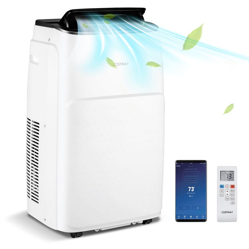 Costway 13,000 BTU Portable Air Conditioner with Cool, Fan, Heat & Dehumidifier, 1 of 11