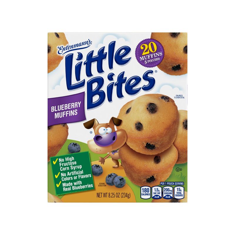 Entenmann&#39;s Little Bites Blueberry Muffins - 8.25oz, 3 of 11