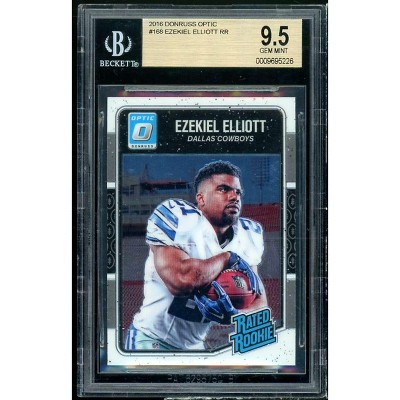 Ezekiel Elliott Rookie Card 2016 Donruss Optic #168 Bgs 9.5 : Target