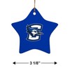 Creighton University Primary Logo StarShaped Porcelain Holiday Christmas Tree Ornament  3.1" - 3 of 4