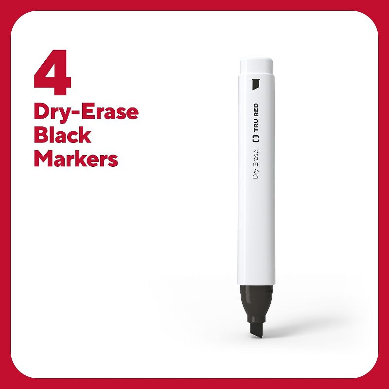 TRU RED Tank Dry Erase Markers Chisel Tip, 2 of 10