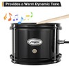3 Piece Kids Drum Set, Kids Drum Kit for Beginner with Cymbal, Tom, Bass Drum, Drumsticks and Bass Pedal - 4 of 4