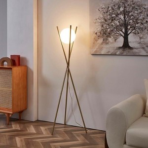 Ozarke Solstice Floor Lamp - Gold - 1 of 4
