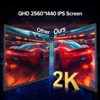 UPERFECT 24.5 inch 165Hz Portable Monitor 1440P QHD USB C & HDMI for Laptop/PS5/Xbox/PS4/PS5/Gaming - 3 of 4