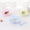 Hamster bathroom toys, five-star entrance transparent bathtub, golden bear red five-star bathroom sand shovel sand bathroom - 2 of 4