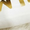 PiccoCasa Polyester Blend Soft Outdoor Decorative Pillow Cover Gold 18" x 18" 1 Pc - 3 of 4