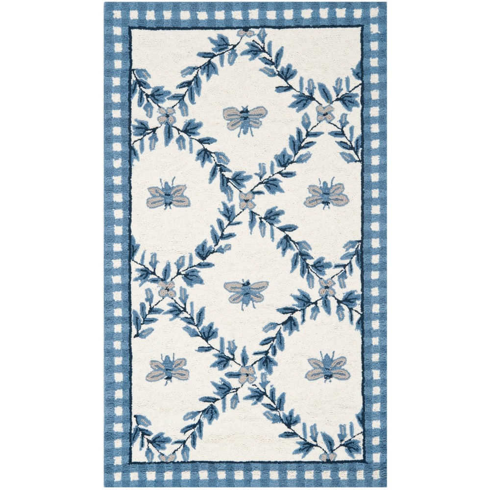  Hooked Tiana Rug Cream/Blue