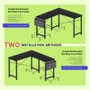 CAVINAS L-Shaped Gaming Desk, Modular Computer Desk with Storage Bag & CPU Tray, Stable Office Desk for Home Office, Sturdy Writing Table - 4 of 4