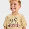 Toddler Boys' Disney Simba No Worries Short Sleeve Graphic T-Shirt - Tan - 2 of 3