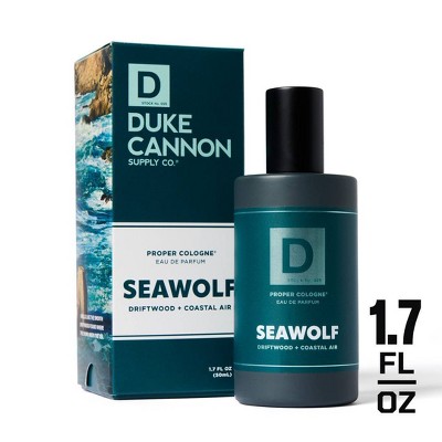 Duke Cannon Supply Co. Proper Cologne for Men - Seawolf Scent of Driftwood and Coastal Air - 1.7 fl oz