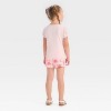 Toddler Girls' 2pc Hello Kitty Short Sleeve T-Shirt and Shorts Set - Pink - 2 of 4
