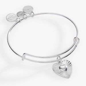 Alex and Ani Heartburst Bangle Bracelet - 1 of 4