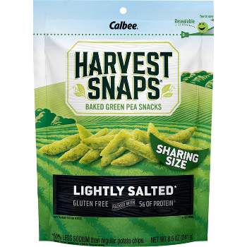 Snack Time: Harvest Snaps Baked Green Pea Snacks Parmesan and