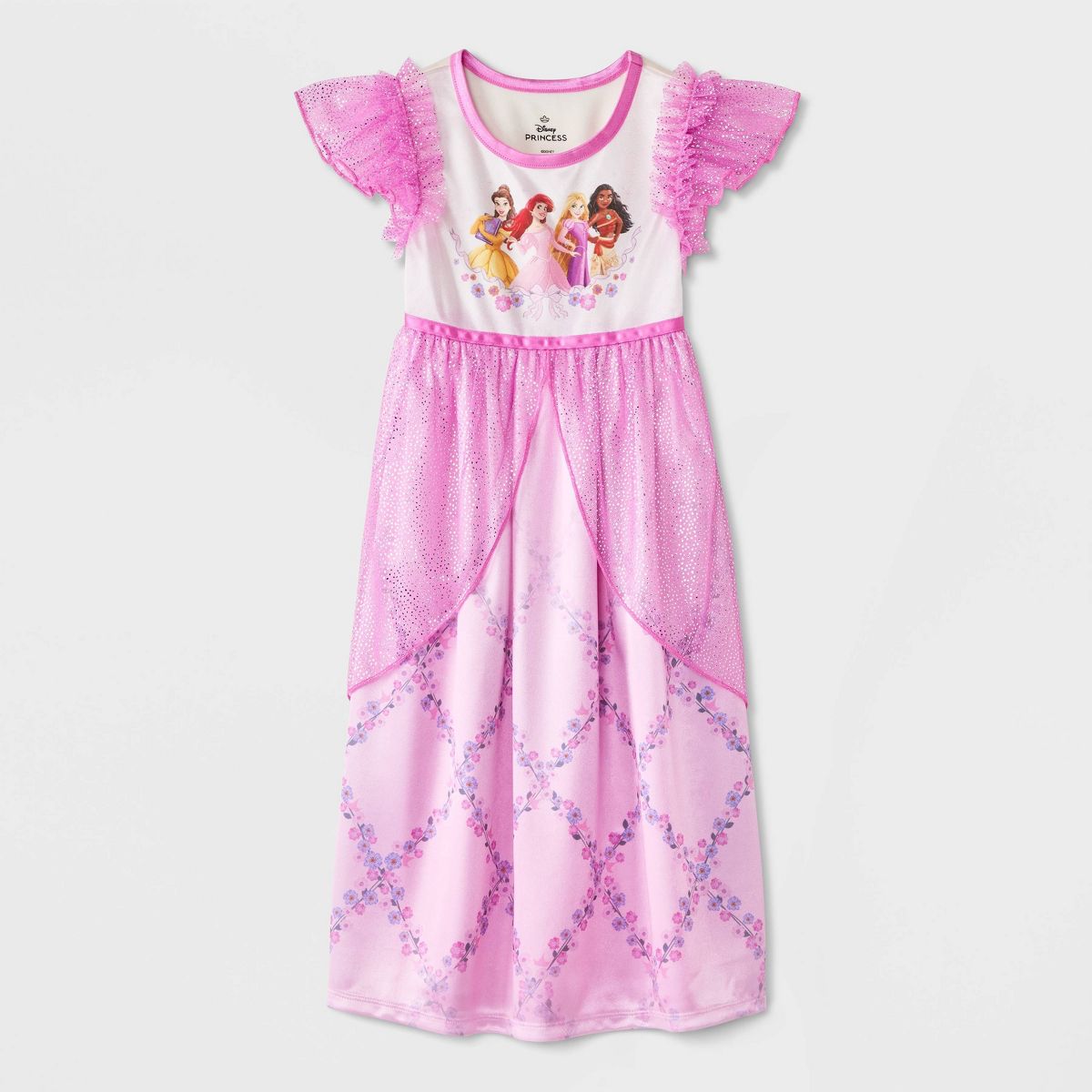 Toddler Girls' Disney Princess Fantasy Nightgown - Pink