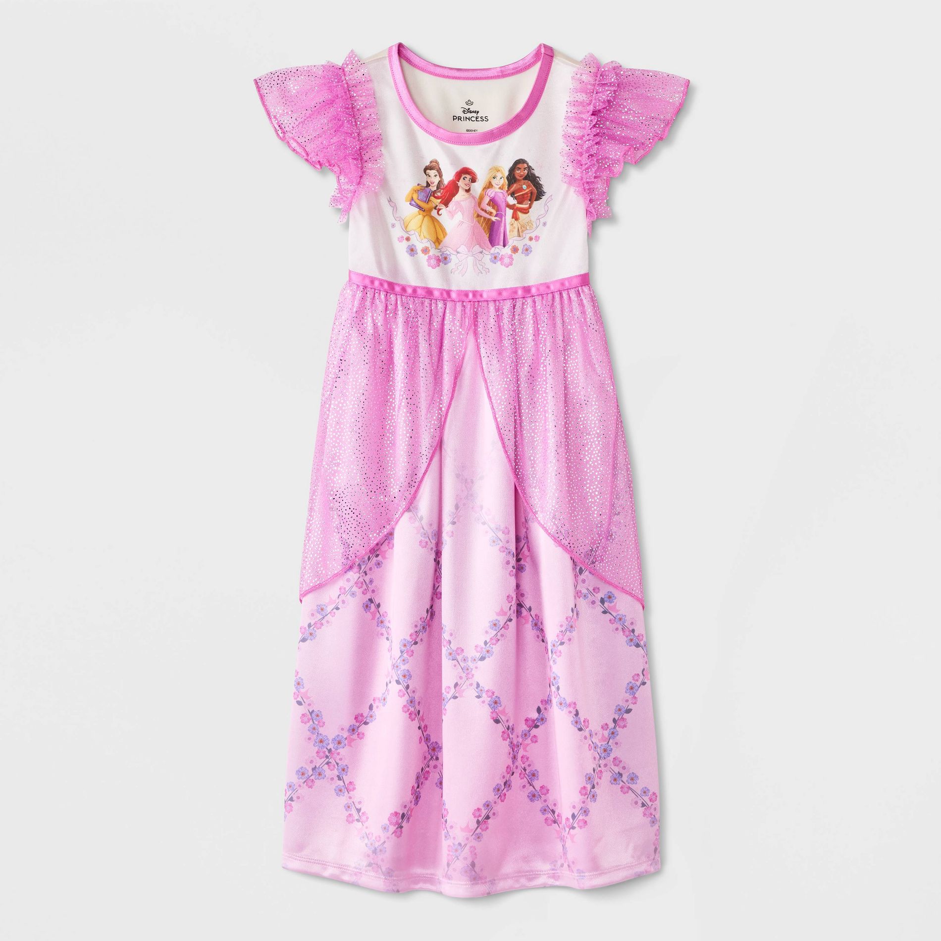 Toddler Girls' Disney Princess Fantasy Nightgown - Pink