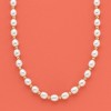 Ross-Simons 8-9mm Cultured Oval Pearl Necklace With 14kt Yellow Gold - 3 of 4