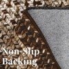 Machine Washable Indoor Modern Throw Carpet Soft Non Slip Area Rugs for Bedroom Living Room - 4 of 4