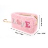Unique Bargains Women's Portable Embroidery LOVE Makeup Bag 1 Pc - 2 of 3