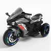 TopComfy Baby Walkers Kids Ride On Cycle Toy Gray Sturdy Two Wheel Design Cool With Training Wheels for Children, Gray, 41.7"*19.3"*25" - 2 of 4
