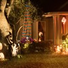 HOMCOM Hanging Clown Corpse Outdoor Halloween Decoration with Sound Activated Light Up Eyes & Sound Effects, Animated Prop for Party - 2 of 4