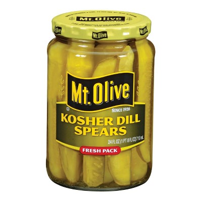 Mt. Olive Kosher Dill Pickle Spears - 24oz