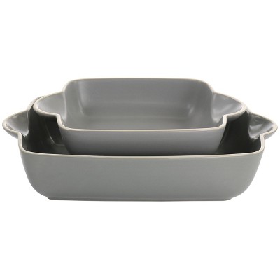 GIBSON HOME Rockaway 2-Piece Nesting Bakeware Bowl Set 985116936M