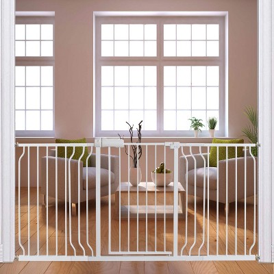 Tramull Fairy Baby Extra Wide Auto-Close Safety Gate 67–71.5" for Stairs, Doorways, Kids or Pets