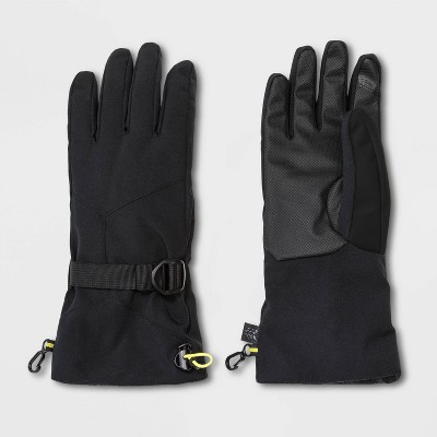 womens black ski gloves