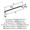 Amerock Cowrie Pull for Cabinets, Drawers, and Furniture - 3 of 4