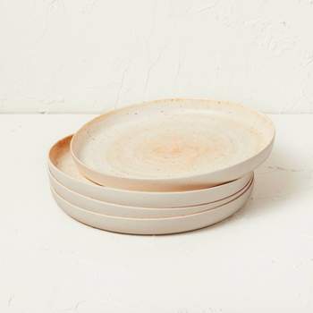 10.4" 4pk Melamine Dinner Plates White - Opalhouse™ designed with Jungalow™