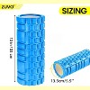 Foam Roller for Gym Equipment - Lightweight Blue Foam Rollers for Muscles and Back Massagers - 2 of 4