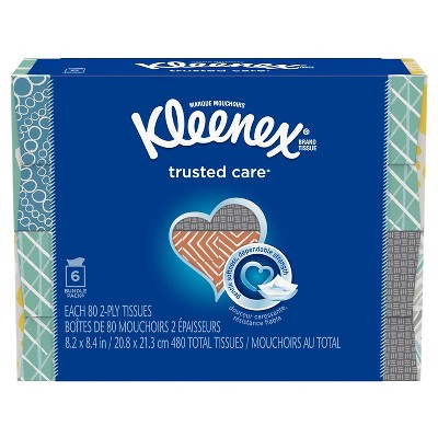 Kleenex Everyday Facial Tissue - 80Ct 6pk – Target Inventory Checker ...