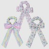 Girls' Lilo & Stitch 3pk Hair Bow Twister Set - 2 of 3