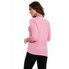Women's V-Neck Polka Dot Top - ANGEL - 3 of 4