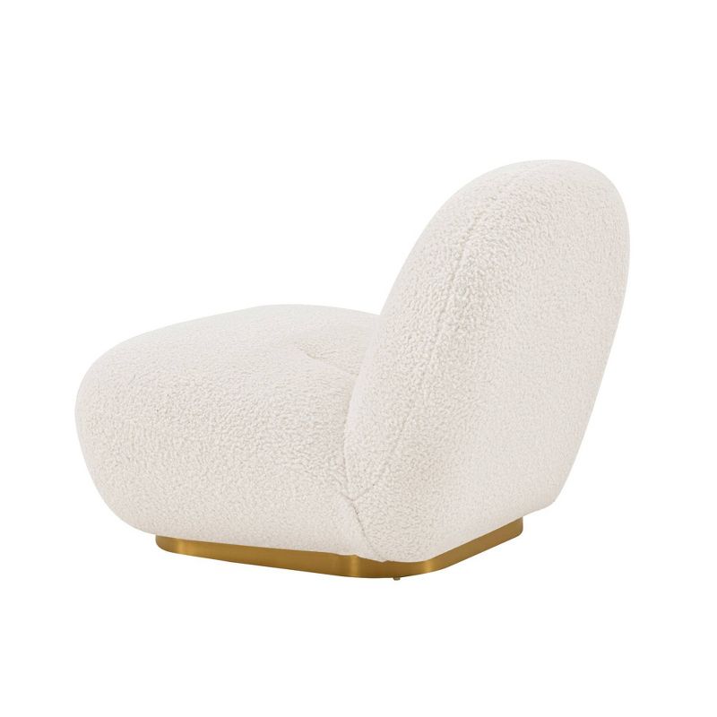 Edina Modern Boucle Upholstered Accent Chair White - Manhattan Comfort, 5 of 11