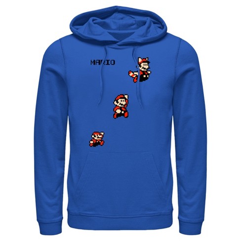 Men's Nintendo Retro Pixel Character Pull Over Hoodie - image 1 of 4