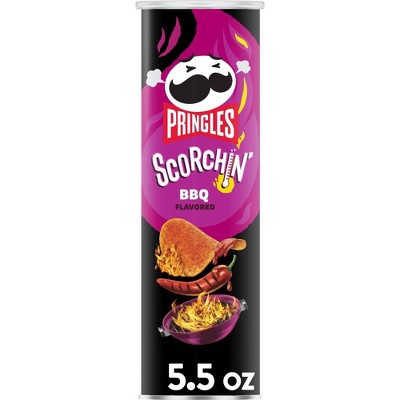 Pringles SCORCHIN' BBQ Potato Crips Chips - 5.57oz