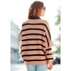 Women's Striped V-Neck Sweater - LASCANA - 2 of 4