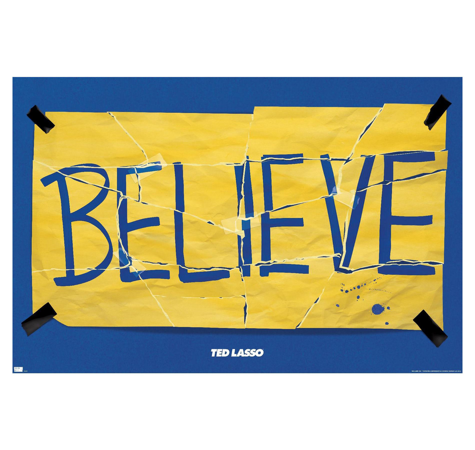 Trends International Ted Lasso - Torn Believe Unframed Wall Poster Prints